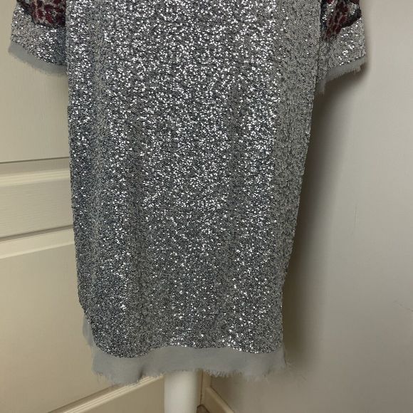 RARE ASO Alexis in Schitt’s Creek Zara Sequin Size Medium Embroidered Dress TV - Picture 9 of 16